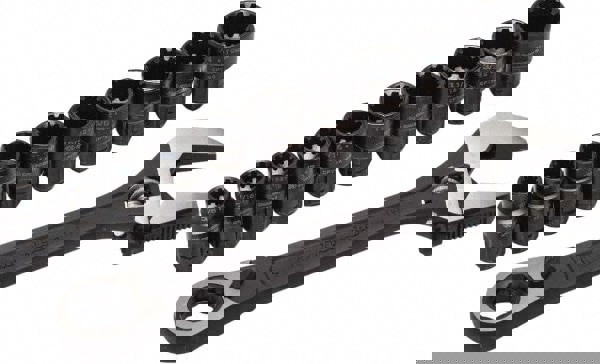 Adjustable Wrench Set: 11 Pc, 11/16